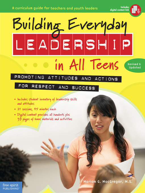 Cover image for Building Everyday Leadership in All Teens